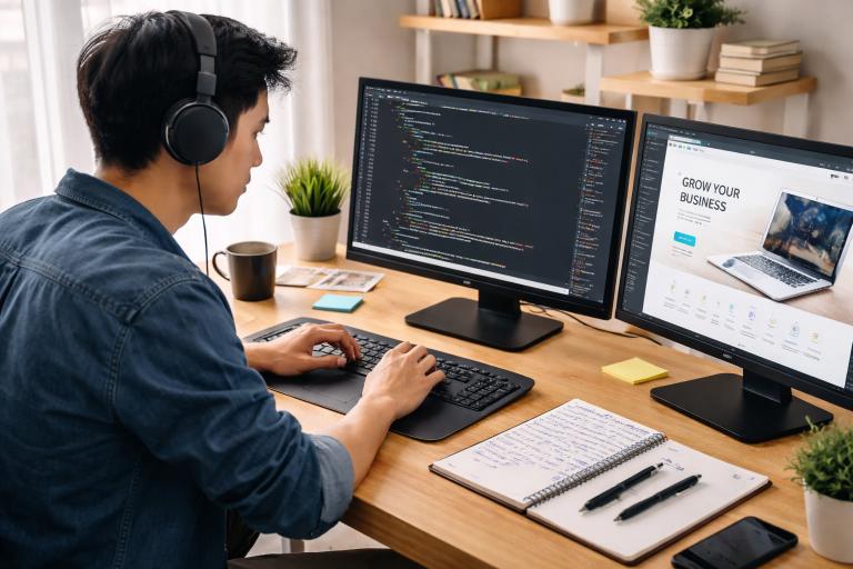 Pelatihan Pembuatan Landing Page Website